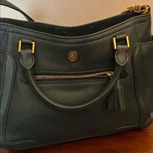 Vintage Tory Burch Leather Crossbody Bag